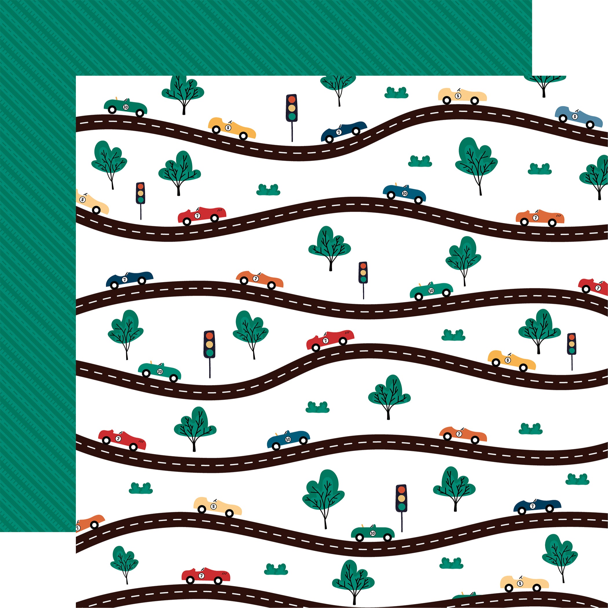 Echo Park Vroom! Collection Kit 12"X12"