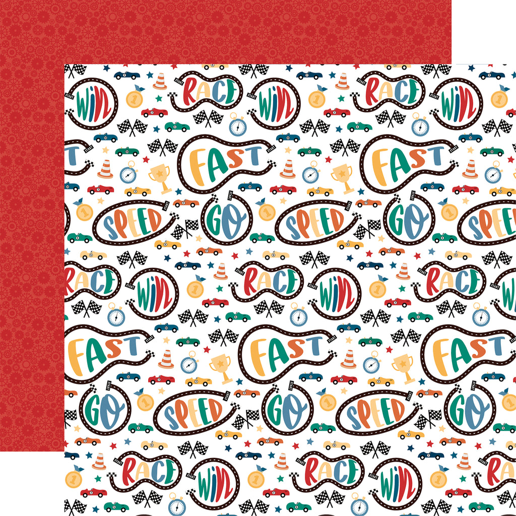 Echo Park Vroom! Collection Kit 12"X12"