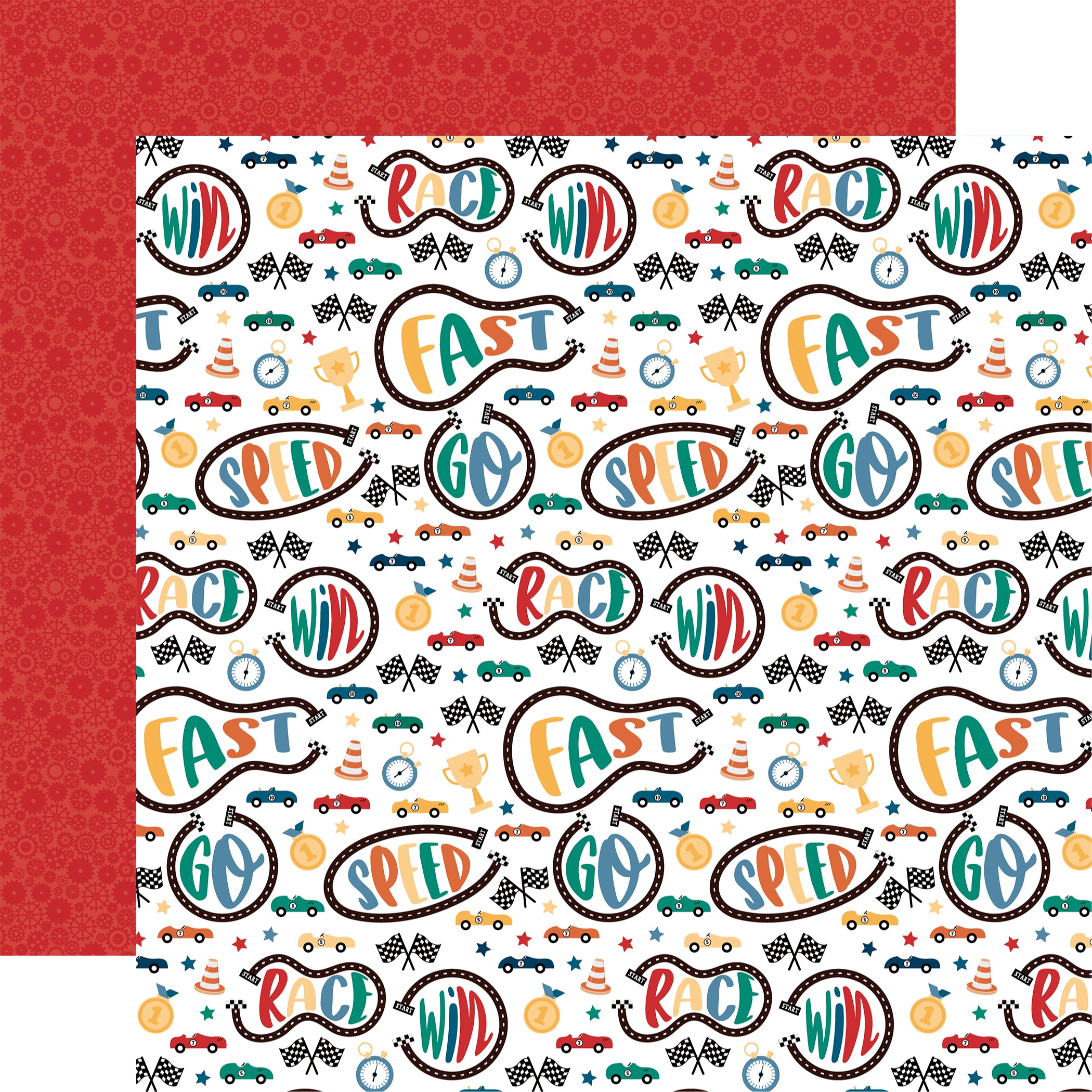 Echo Park Vroom! Collection Kit 12"X12"