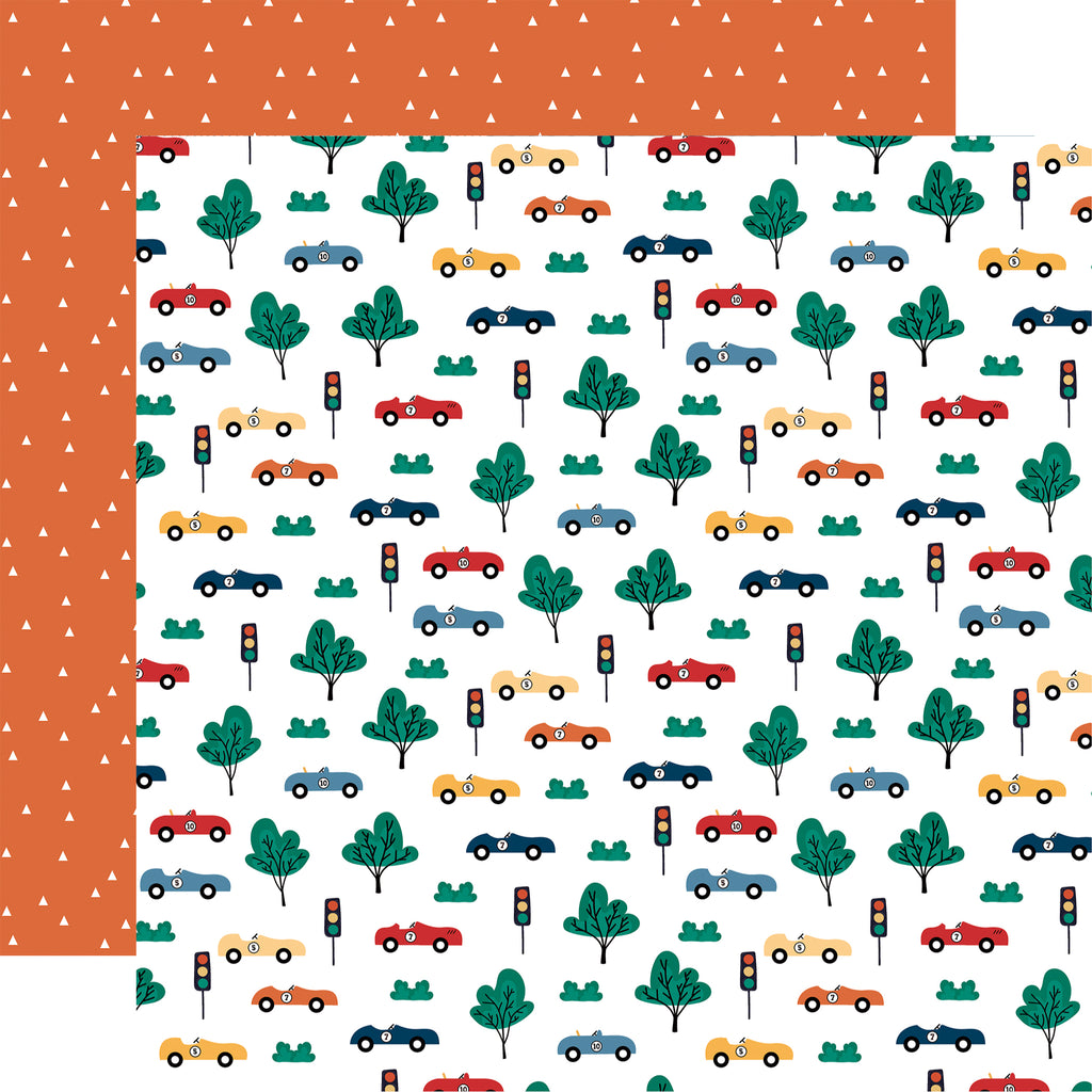 Echo Park Vroom! Collection Kit 12"X12"