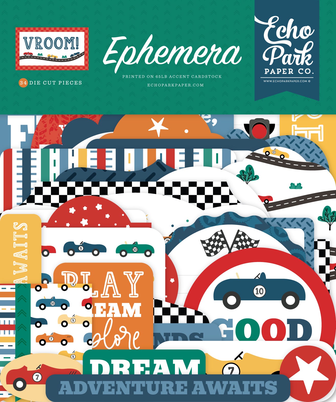 Echo Park Vroom! Ephemera Icons
