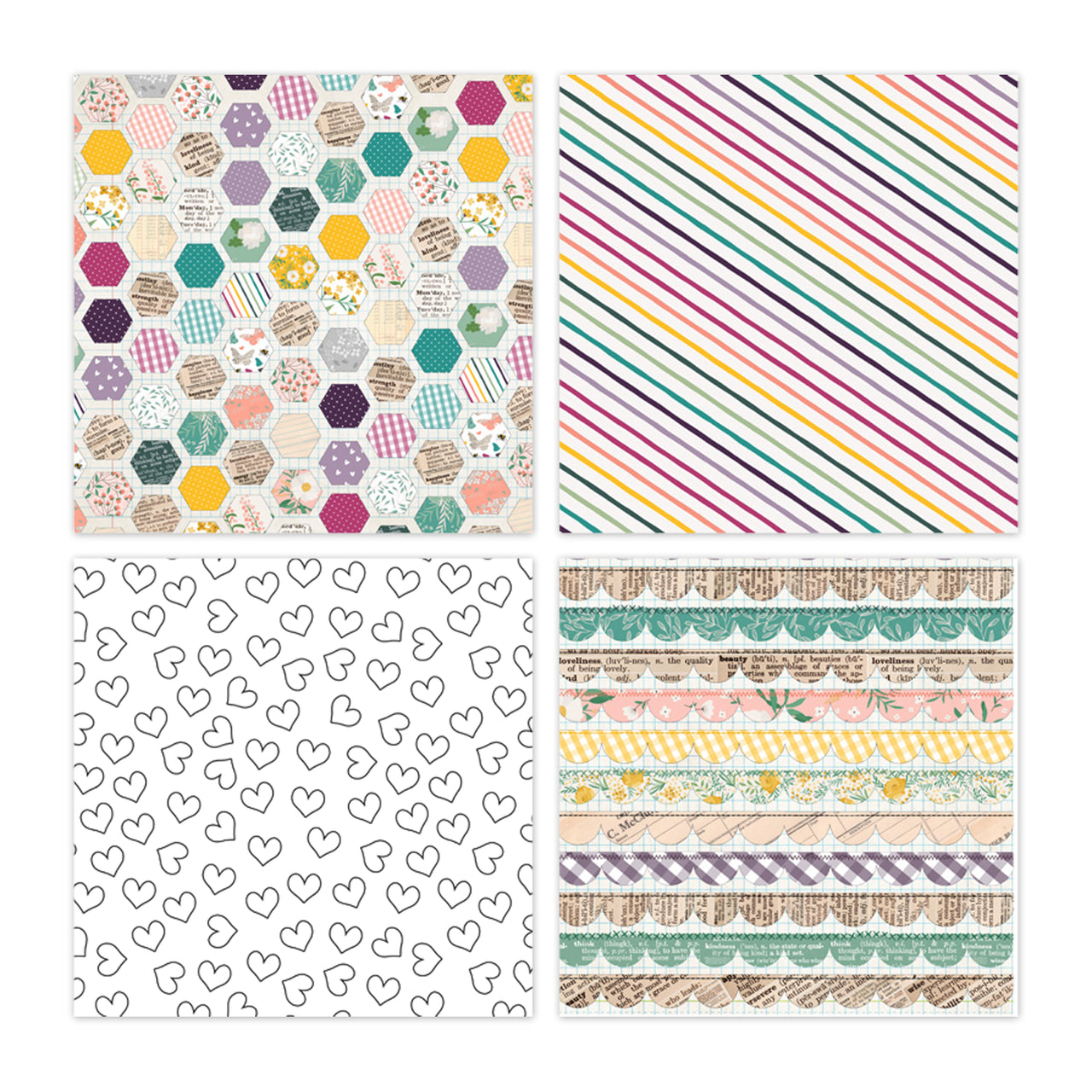 Pretty Little Studio Wildflower Vellum Pack | Wildflowers 8x9