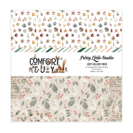 Comfort & Joy Vellum Pack - Comfort & Joy 8x9