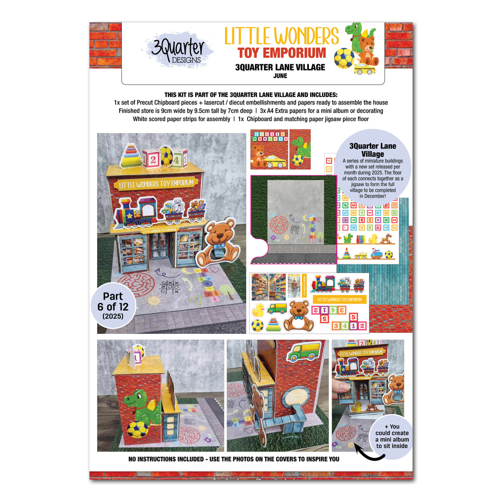 3Quarter Designs - 3Quarter Lane Village - Little Wonders Toy Emporium