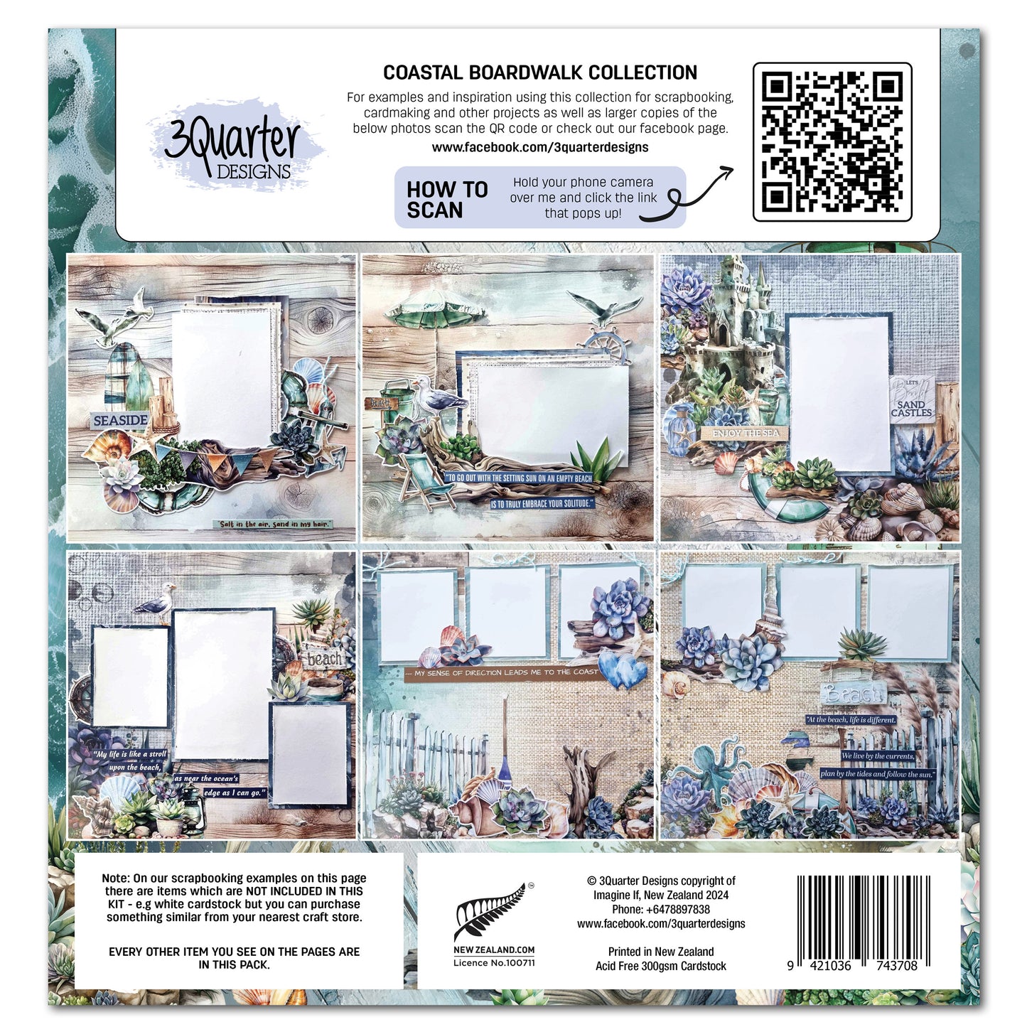 3Quarter Designs Coastal Boardwalk Collection Kit