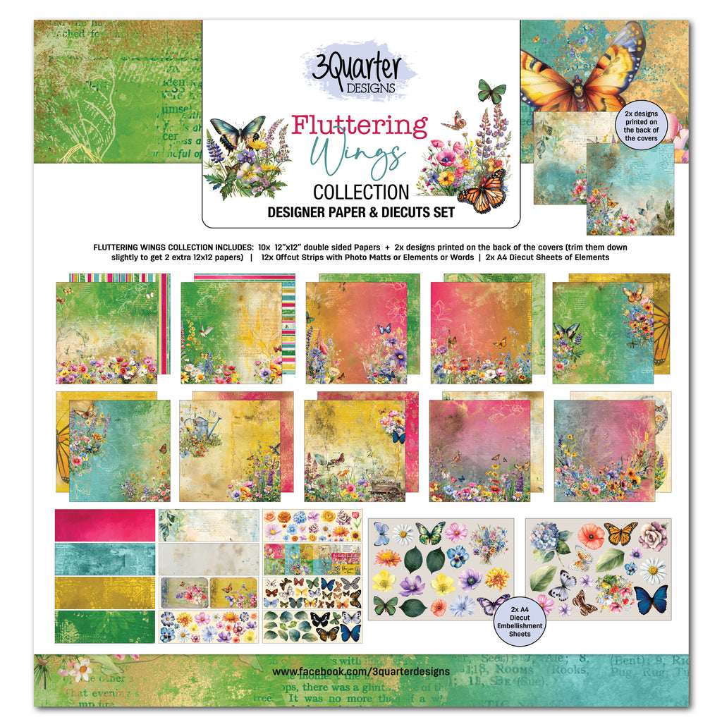 3Quarter Designs Fluttering Wings Collection Kit