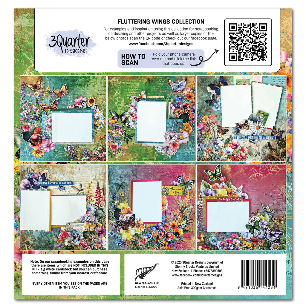 3Quarter Designs Fluttering Wings Collection Kit
