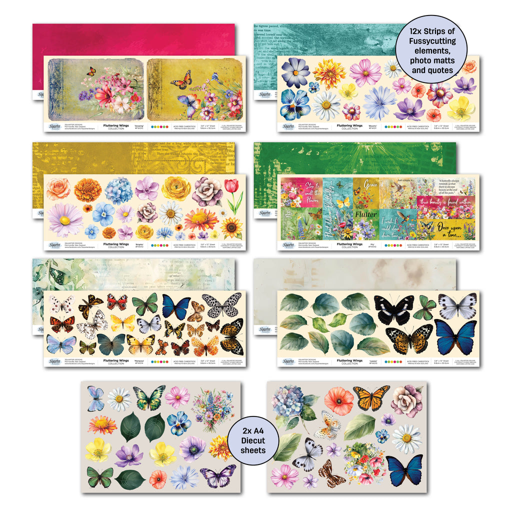 3Quarter Designs Fluttering Wings Collection Kit