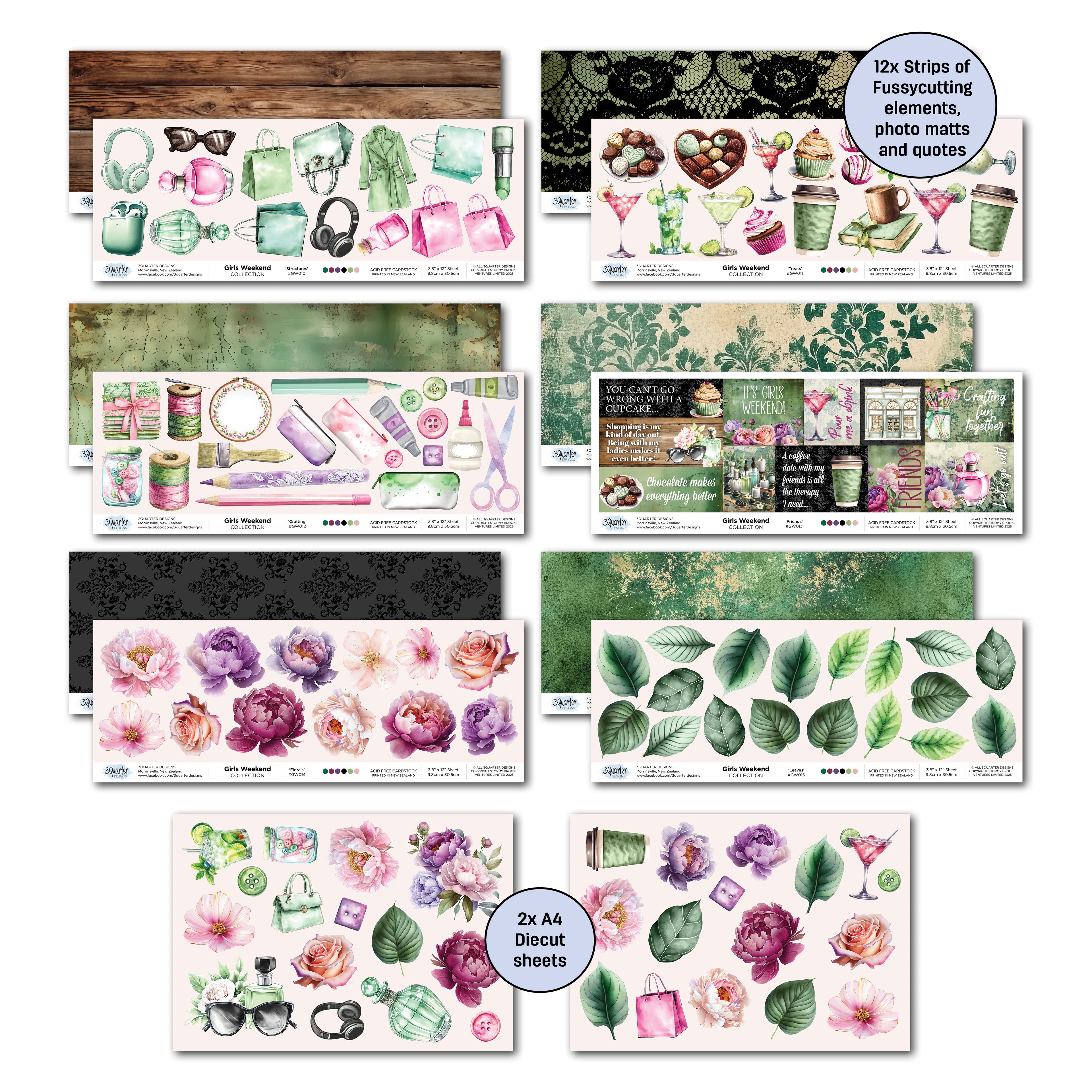 3Quarter Designs Girls Weekend Collection Kit