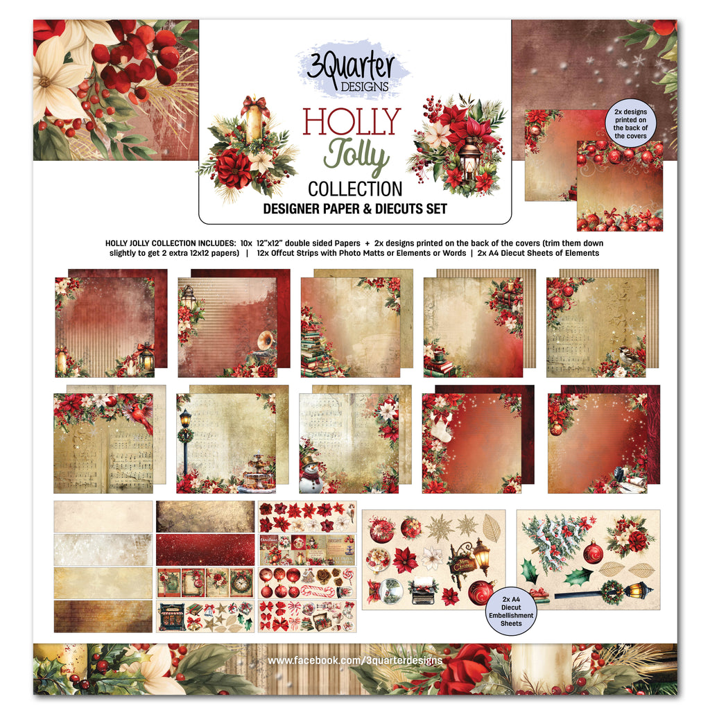 3Quarter Designs Holly Jolly Collection Kit