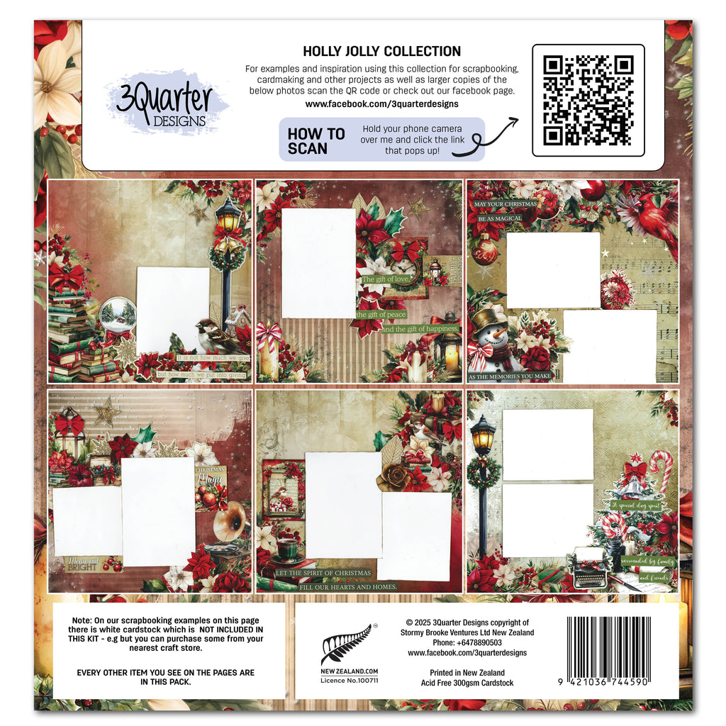 3Quarter Designs Holly Jolly Collection Kit