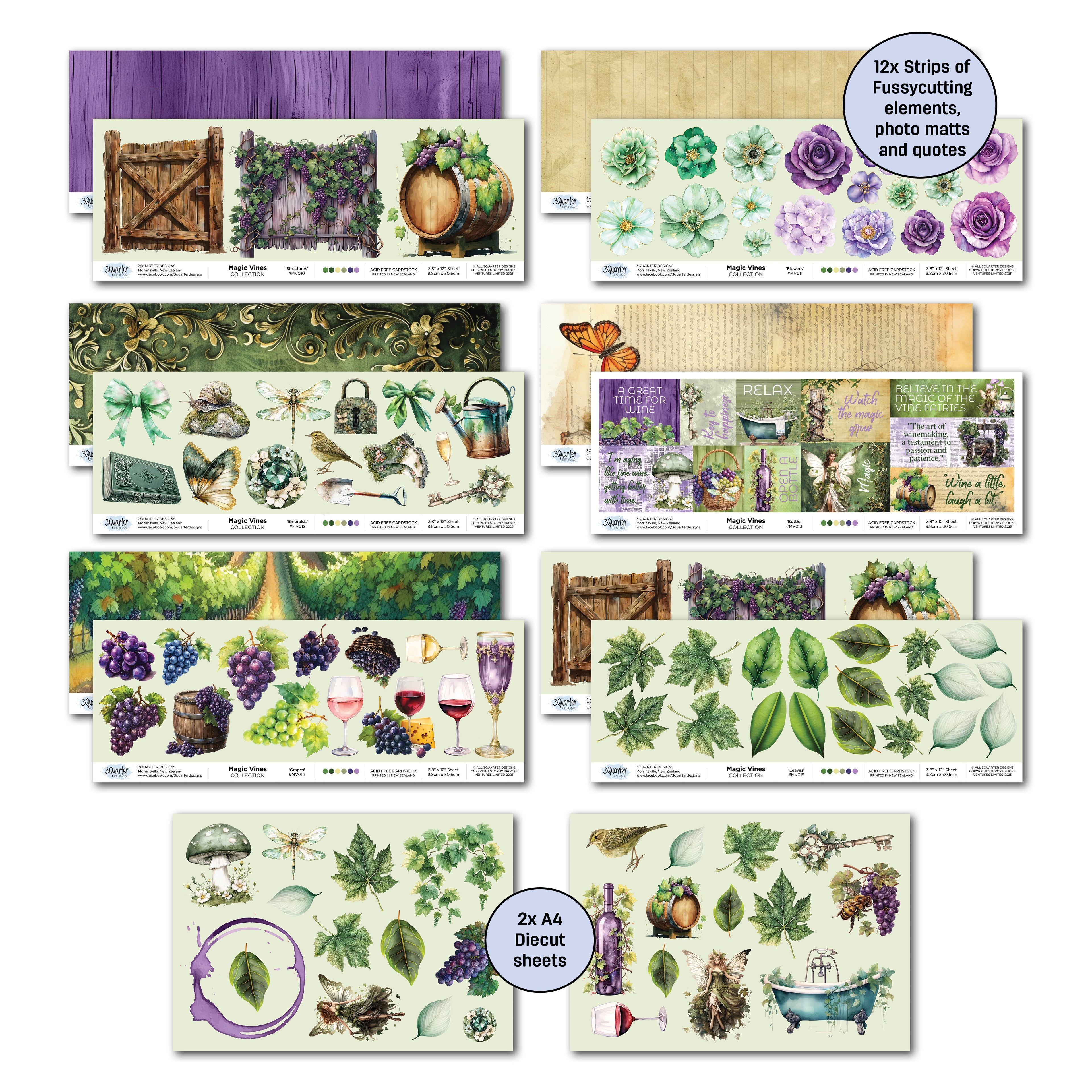 3Quarter Designs Magic Vines Collection Kit