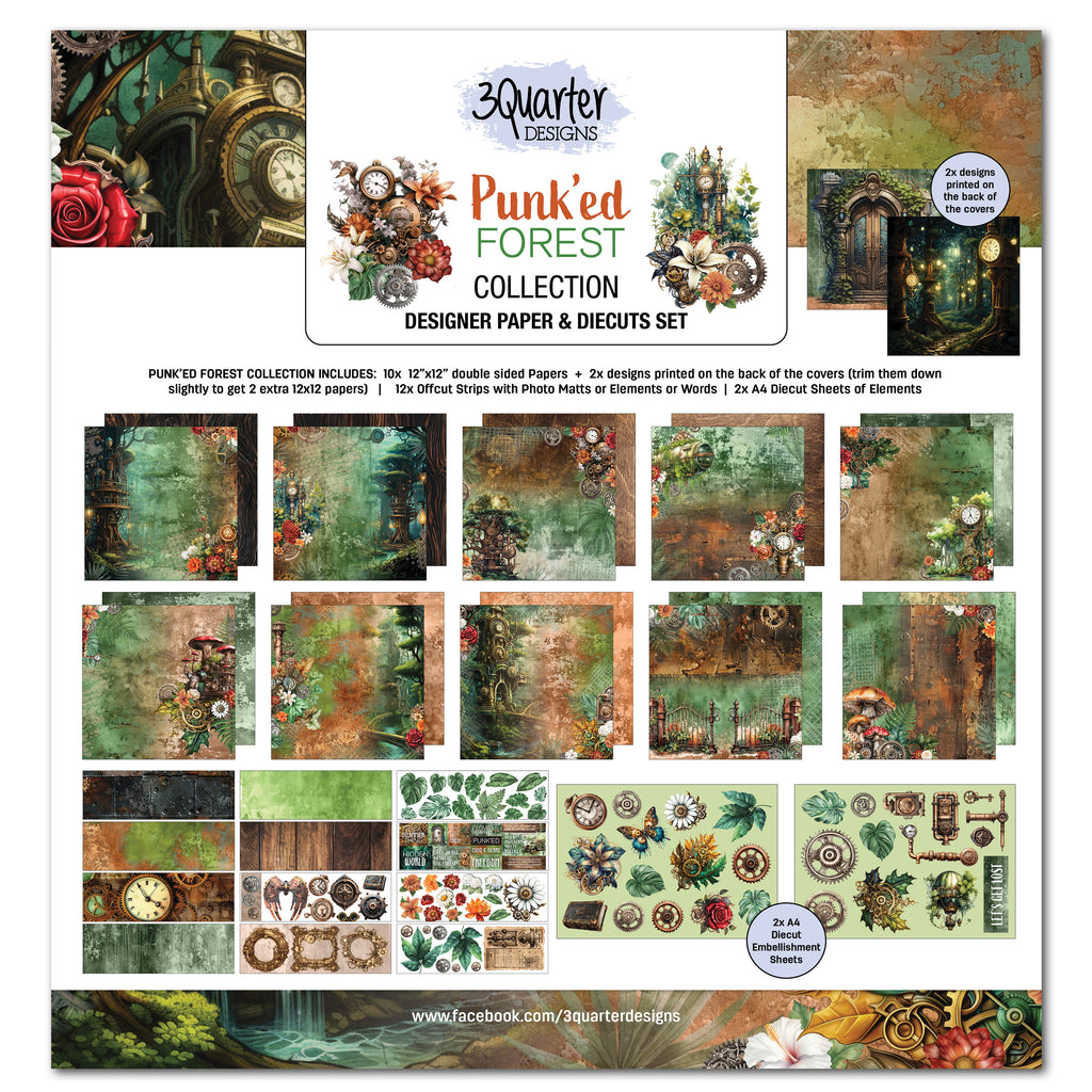 3Quarter Designs Punkâ€™ed Forest Collection Kit