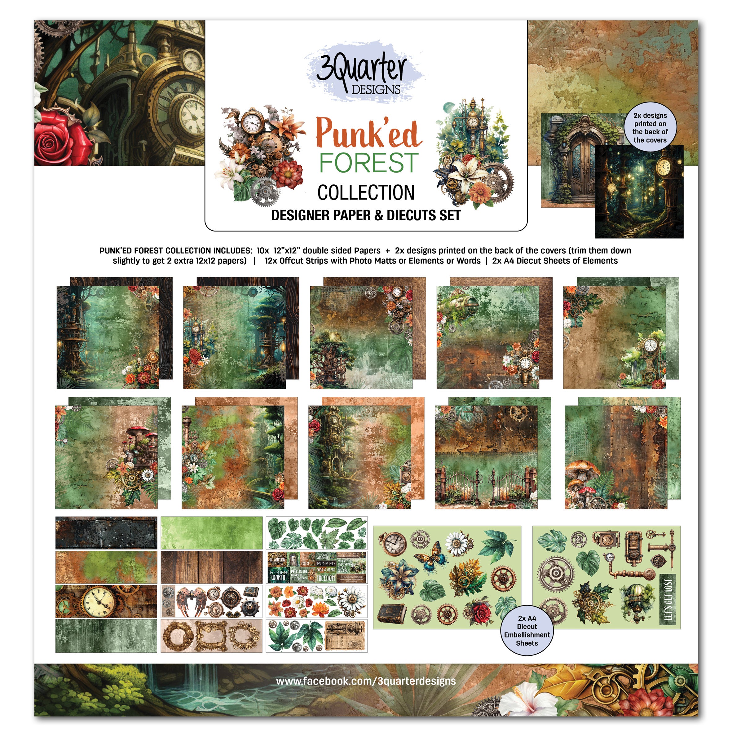 3Quarter Designs Punkâ€™ed Forest Collection Kit