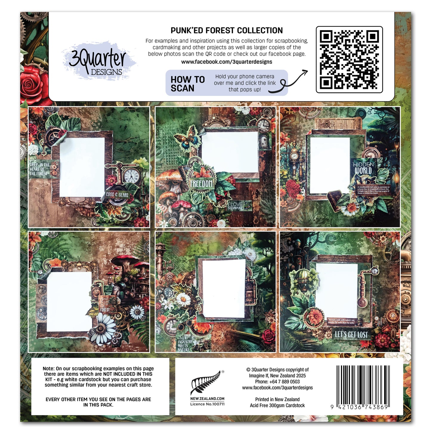 3Quarter Designs Punk’ed Forest Collection Kit