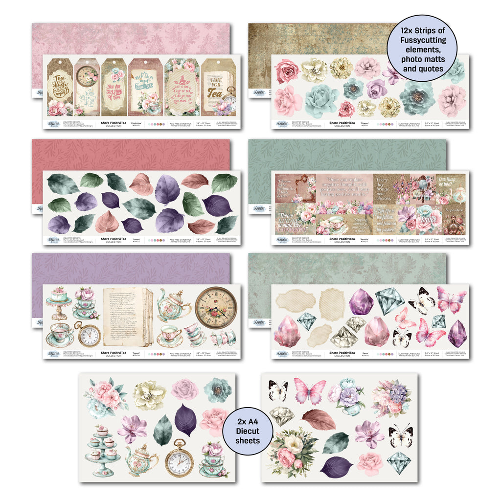 3Quarter Designs Positivi-Tea Collection Kit
