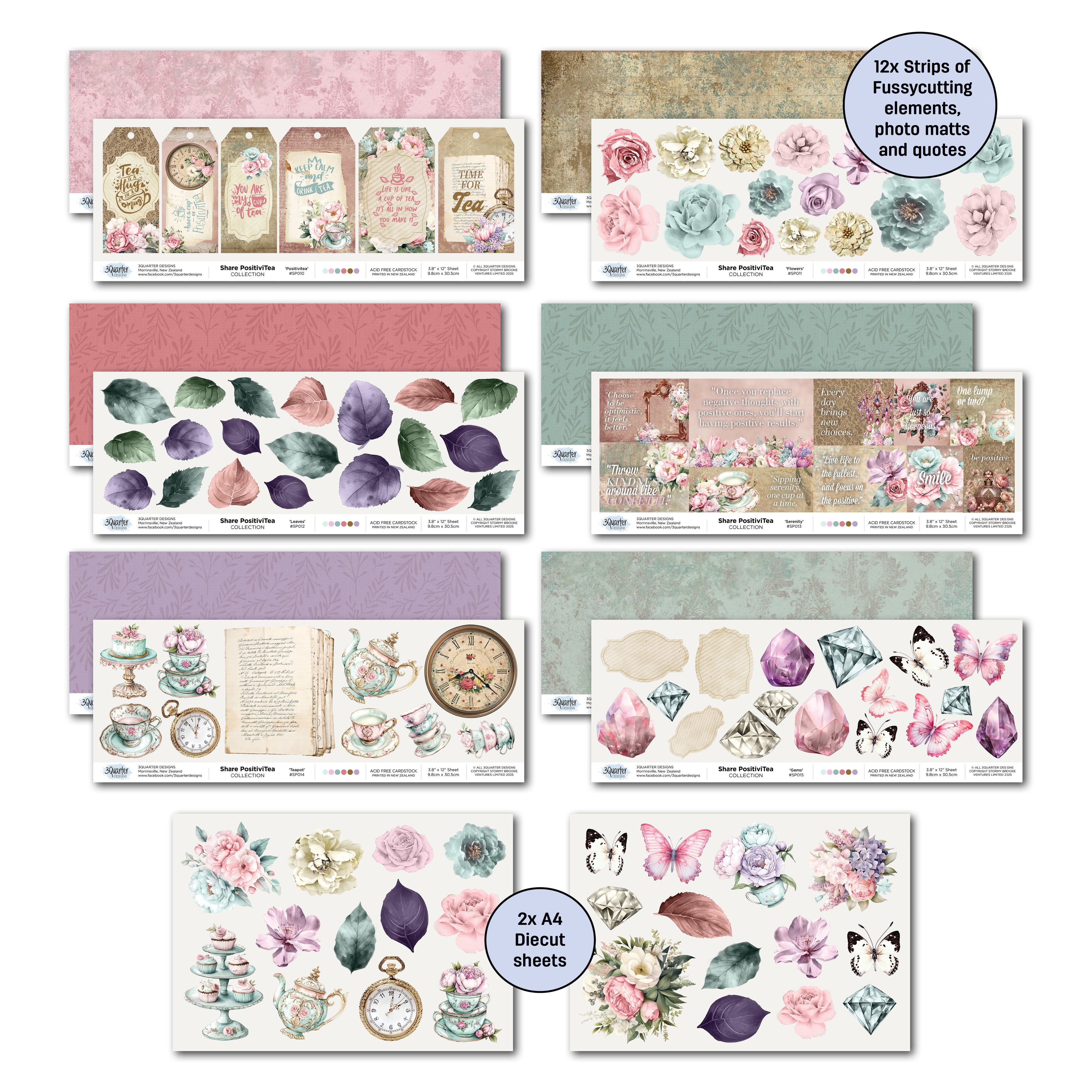 3Quarter Designs Positivi-Tea Collection Kit