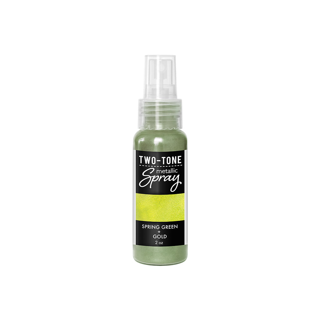 Hero Arts Two-Tone Metallic Spray - Spring Green + Gold