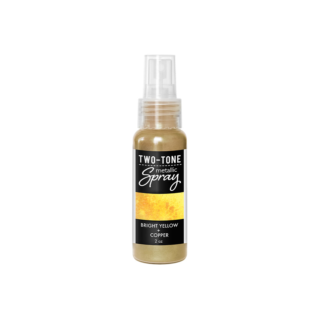 Hero Arts Two-Tone Metallic Spray - Bright Yellow + Copper