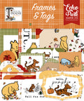 Winnie The Pooh Autumn Ephemera-Frames & Tags
