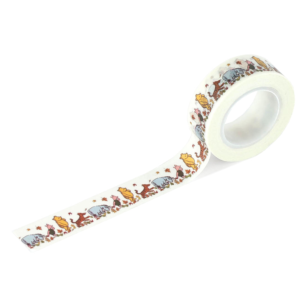 Echo Park Winnie The Pooh Autumn Washi Tape-Playing In The Leaves