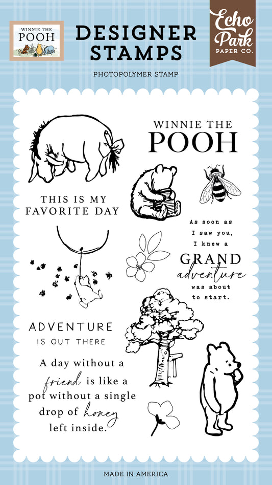 Echo Park Winnie The Pooh Stamps-Winnie The Pooh