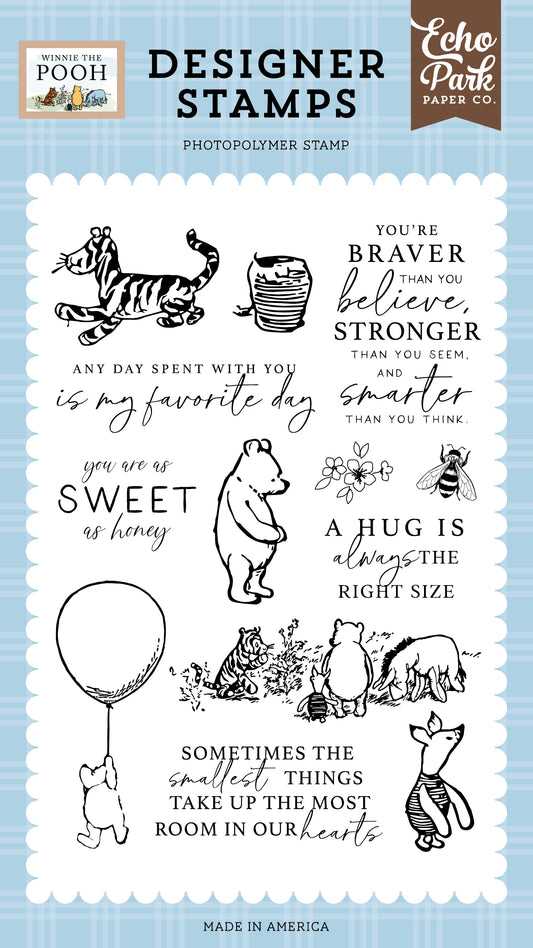 Echo Park Winnie The Pooh Stamps-Pooh And Friends