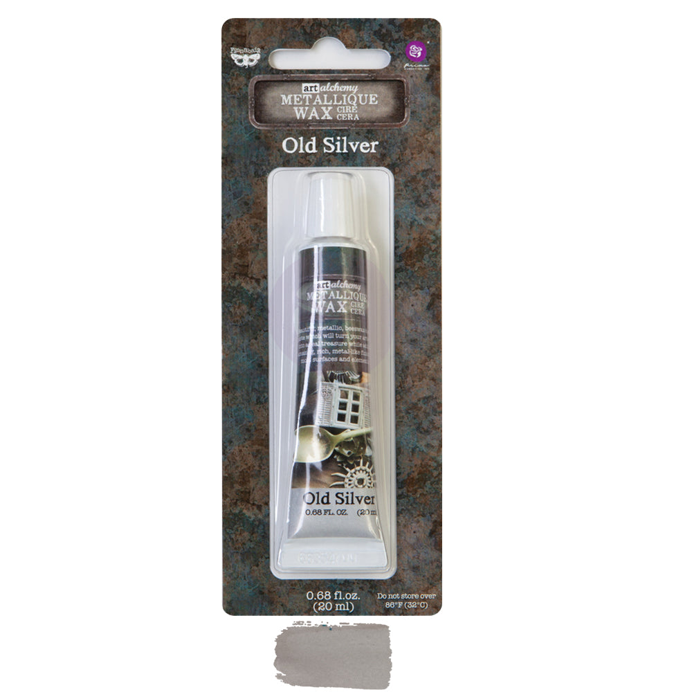 Art Alchemy Metallique Wax - Old Silver