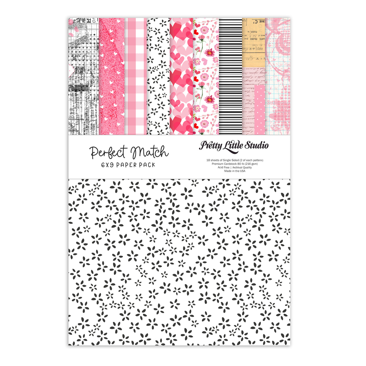 Pretty Little Studio Perfect Match Paper Pack | Perfect Match 6x9