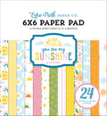 Echo Park You Are My Sunshine Paper Pad 6"X6"