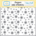 Echo Park You Are My Sunshine Stencil 6"X6"-Sunny Love