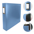 Faux Leather 3D Ring Album Country Blue