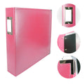 Faux Leather 3D Ring Album Strawberry Pink