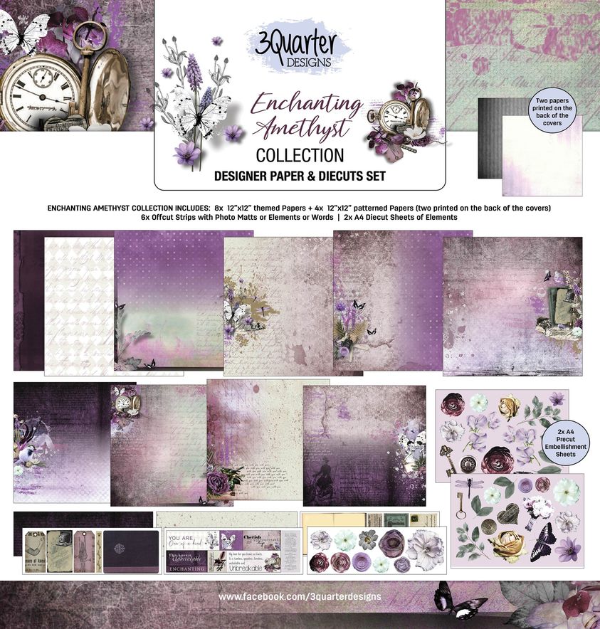 3Quarters Designs Enchanting Amethyst Collection Kit