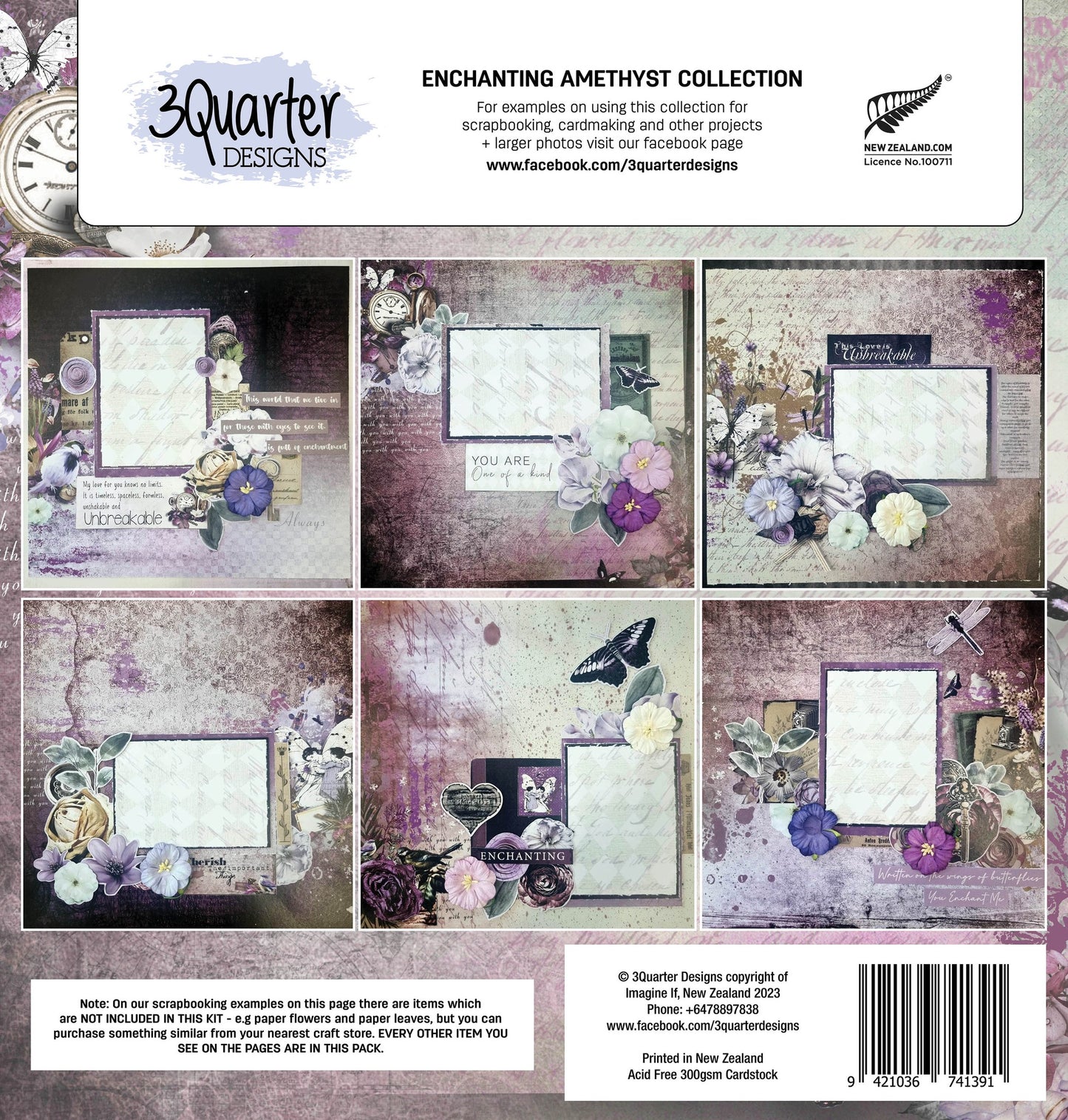 3Quarters Designs Enchanting Amethyst Collection Kit