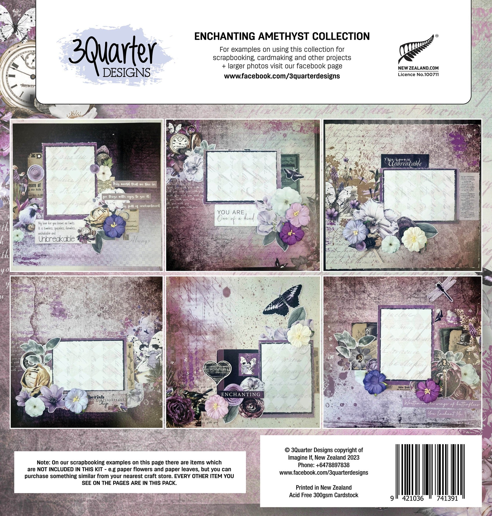 3Quarter Designs Enchanting Amethyst Collection Kit