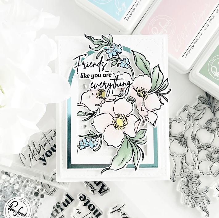 Pinkfresh Studio Beyond Happy stamp