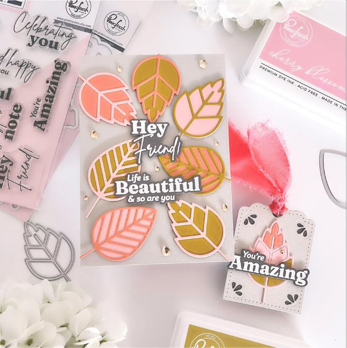 Pinkfresh Studio Beyond Happy stamp