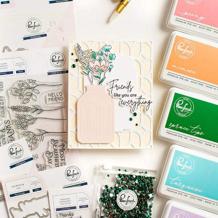 Pinkfresh Studio Beyond Happy stamp