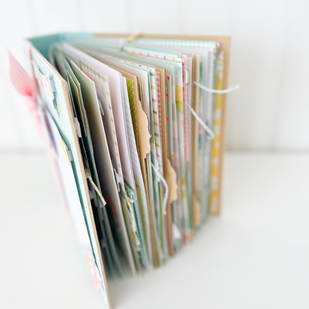 Simple Stories Pooh Bear Baby Binder - Blush