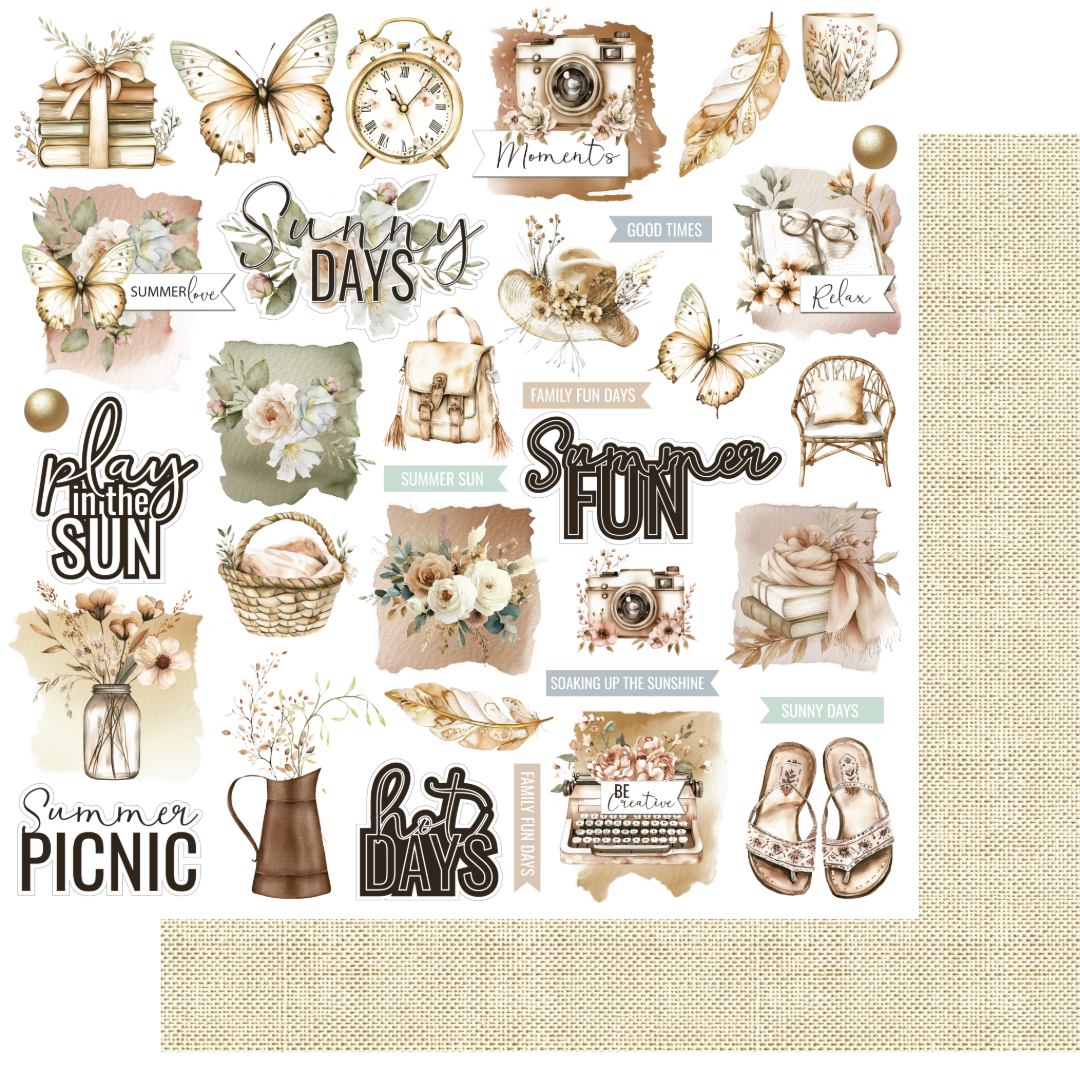 Uniquely Creative Bohemian Escape 12 x 12 Collection Pack