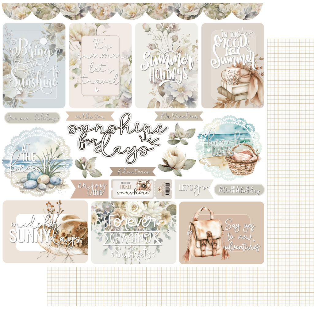 Uniquely Creative Bohemian Escape 12 x 12 Collection Pack