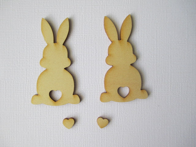 Corbett Creations Bunnies (heart cut out tail)