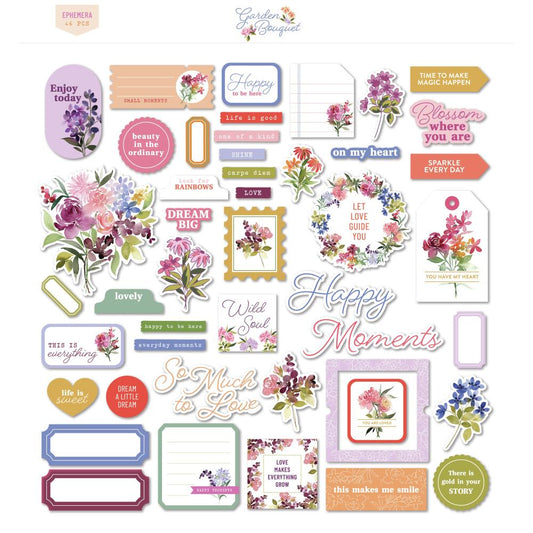 Pinkfresh Studio Garden Bouquet Cardstock Die-Cuts