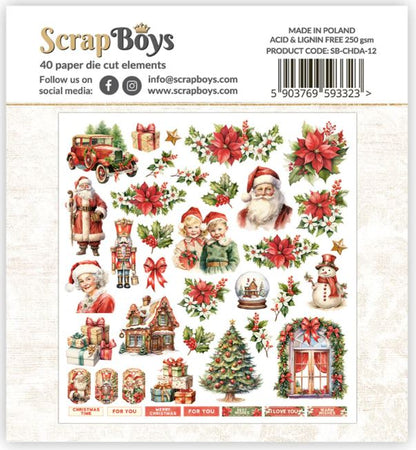 Scrapboys Christmas Day - Die Cut Pack (Double Sided)