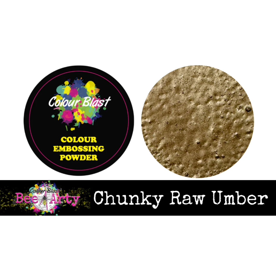 Chunky Rust Embossing Powder Embossing Powder - Chunky Raw Umber – Creative Junket