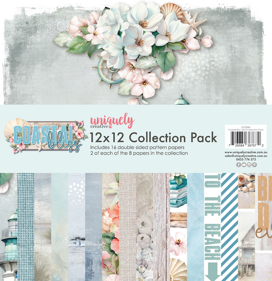 Uniquely Creative Coastal Bliss -  12 x 12 Collection Pack