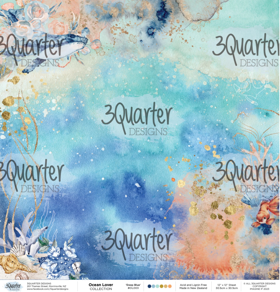 3Quarters Designs Ocean Lover Collection kit