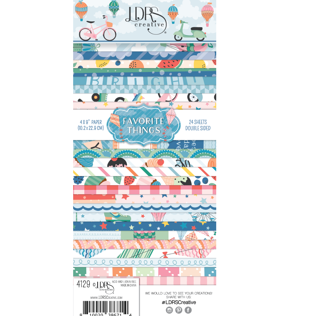 LDRS Favorite Things 4"x9" Paper Pack