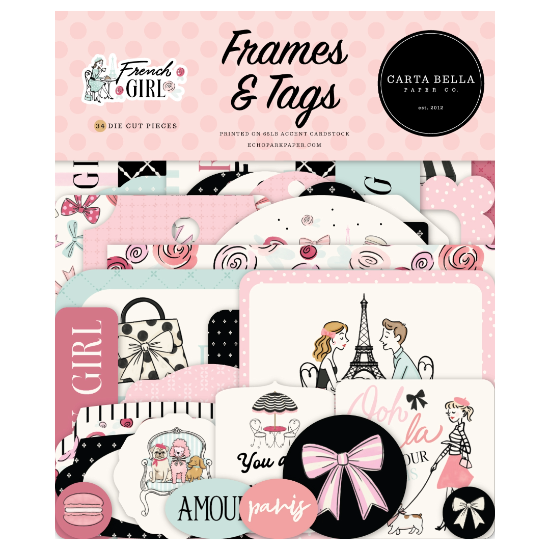 French Girl - Frames & Tags